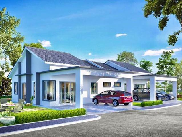 Rumah Baru Semi D Taman Pulasan 3 Guar Chempedak Paling Murah