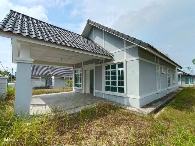 Rumah Baru Siap Banglo Satu Tingkat Anjung Gapam Bemban Melaka
