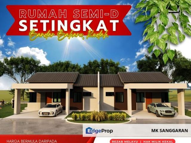 Rumah Berkembar Setingkat di Bandar Baharu, Kedah
