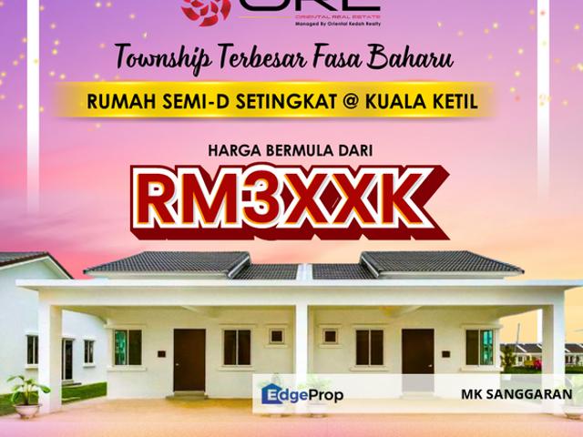 Rumah Berkembar Setingkat di Kuala Ketil