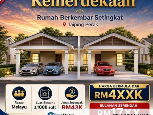 Rumah Berkembar Setingkat Di Taiping