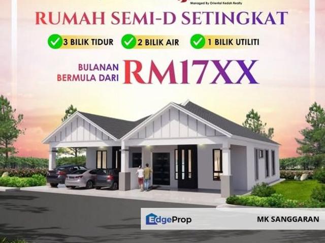 Rumah Berkembar Setingkat Jenis D Di Kubang Pasu