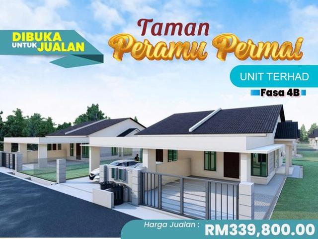 Rumah Berkembar untuk DIJUAL di Peramu Pekan