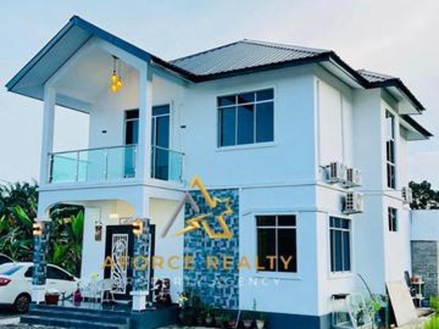 Rumah Bungalow Design Scandinavian Tawau Untuk Dijual