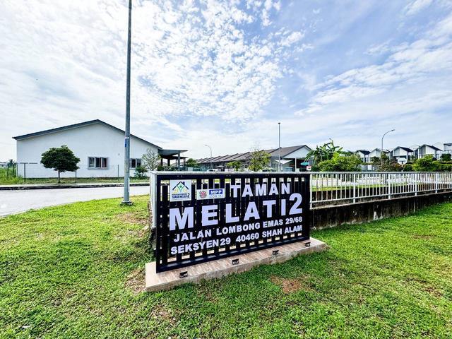 Rumah Cantik Baru Single Storey Taman Melati 2 Lombong Emas Shah Alam