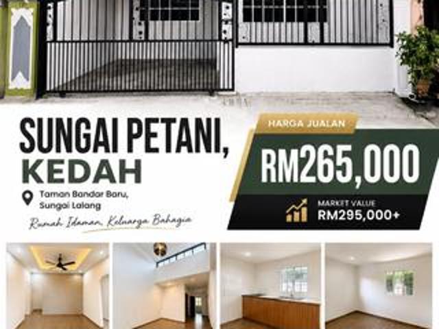 Rumah cantik renovated TAMAN BANDAR BARU SUNGAI LALANG SUNGAI PETANI