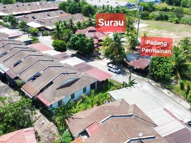 Rumah Corner Lot Berhadapan Taman Permainan Dan Surau