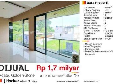 Rumah dijual di Bojong Nangka, Tangerang
