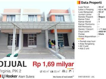 Rumah dijual di Kosambi, Tangerang