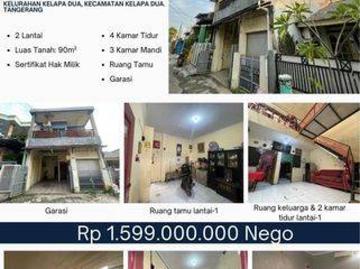 Rumah dijual di Kelapa Dua, Tangerang
