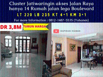 Rumah dijual di Jatiwaringin, Bekasi