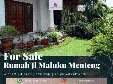 Rumah dijual di Menteng, Jakarta Pusat