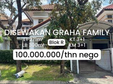 Rumah disewa di Graha, Surabaya