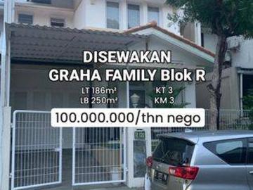Rumah disewa di Graha, Surabaya