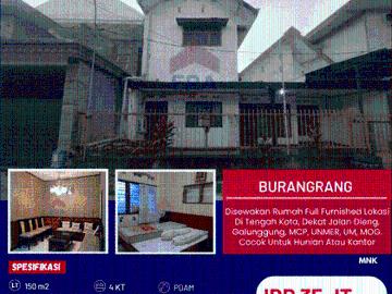 Rumah disewa di Dieng, Malang