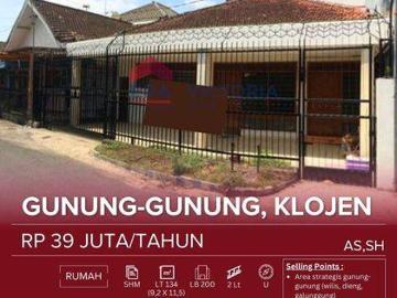 Rumah disewa di Klojen, Malang