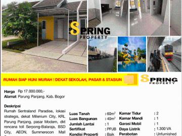 Rumah disewa di Parung Panjang, Bogor