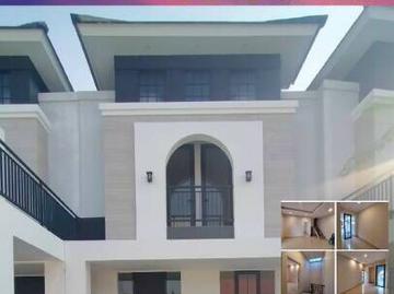 Rumah dua lantai, bangunan baru moderen desain
