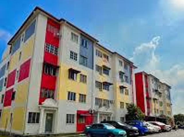 Rumah flat taman Langat murni tingkat 1 fully renovated