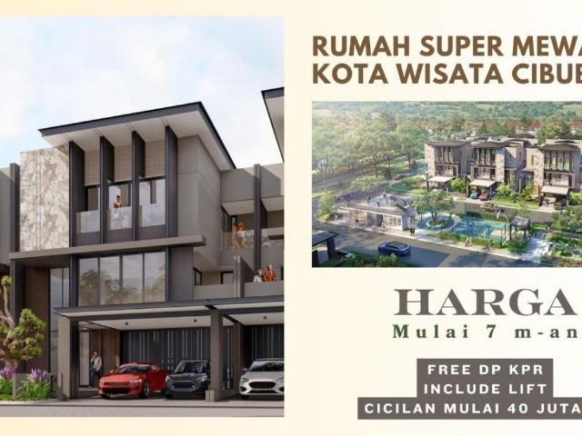 Rumah Mewah Kota Wisata Cibubur Dengan Lift Pribadi