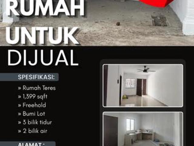 Rumah Murah Untuk DIjual JALAN LEMBAH MERBOK KUALA MUDA KEDAH