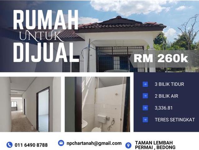 Rumah Murah Bawah Harga Pasaran Taman Lembah Permai Bedong Kedah
