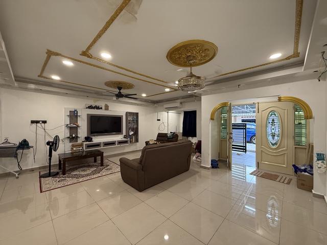 Rumah murah di bandar hilir Melaka teres setingkat untuk dijual