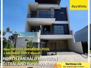 Rumah North Emerald Mansion Citraland Surabaya PRIVATE Pool + MARMER