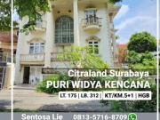 Rumah Puri Widya Kencana Citraland Sby Row Jalan KEMBAR dekat Gwalk