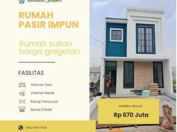 Rumah Pusat Kota Bandung Cimeunyan Cimuncang DP20 Pasirimpun Arcamanik
