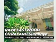 Rumah Raya Grand Eastwood Citraland Garasi Carport 3 Mobil + PAGAR