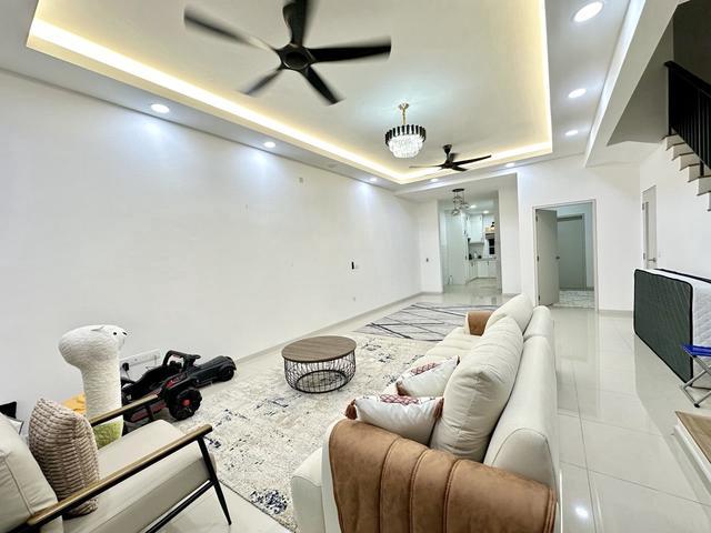 Rumah Renovated Cantik 80 furnished ready Sofa Katil Almari Verna