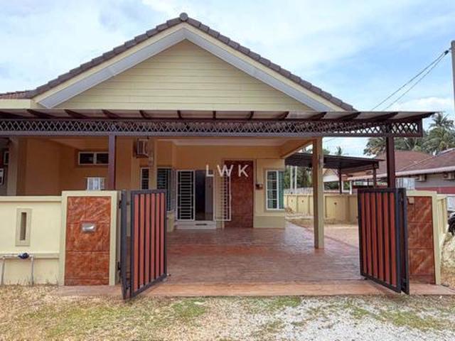 Rumah Semi D 1 Tingkat Corner Lot Di Morak Wakaf Bharu