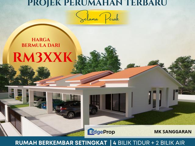 Rumah Semi D Setingkat di Selama Perak
