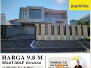 Rumah Selat Golf Citraland Surabaya Barat Baru 2 Lantai Modern Mewah Plus PAGAR