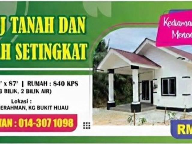 Rumah Setingkat Dan Tanah Lot Pakej Rahmah