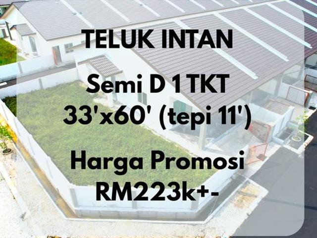 Rumah Setingkat SEMI D TERES 100 Loan No Deposit