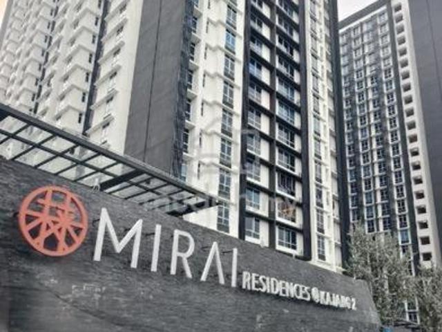Rumah sewa blok B mirai residence kemasukkan sept26