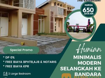 rumah siap huni,tanpa uang muka,free biaya kpr 20 jt,dekat bandara soetta