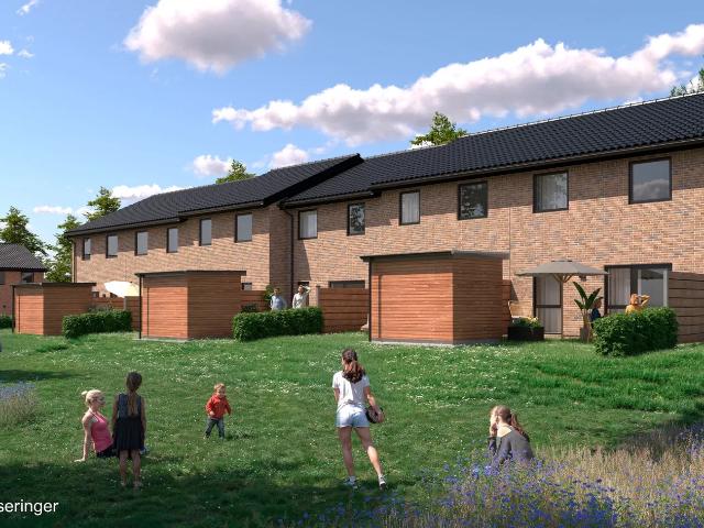 Rummeligt 4 værelses rækkehus i Ringsted på 116 m²