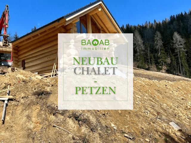 Rundstamm Chalet auf der Petzen – Alpiner Rückzugsort nahe Klagenfurt auf 1.200 m Seehöhe