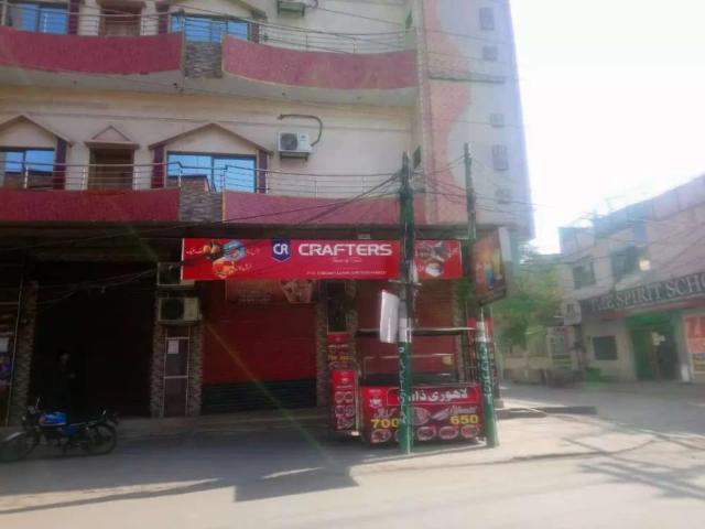 Running fast food hall for rent with wide front Lahore Shadbagh ID 53404