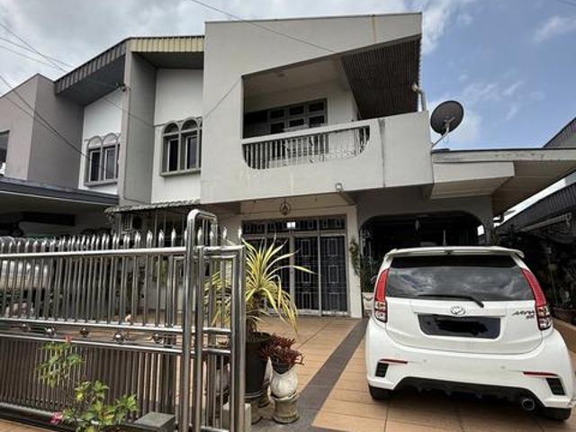 Rubber Road Double Storey Semi D House For Sale Good Condition