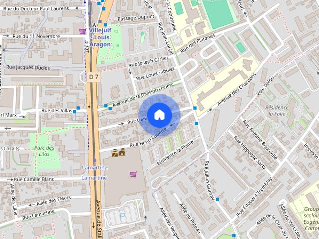 Rue Daniel Fery, Villejuif