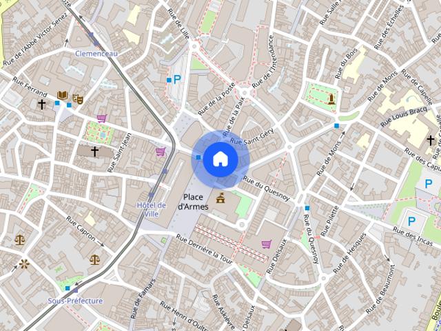 Rue de la Paix Colocation 4 chambres à Valenciennes