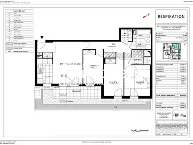 Rueil Malmaison 92500 Achat / Vente appartement 4 pièces t4