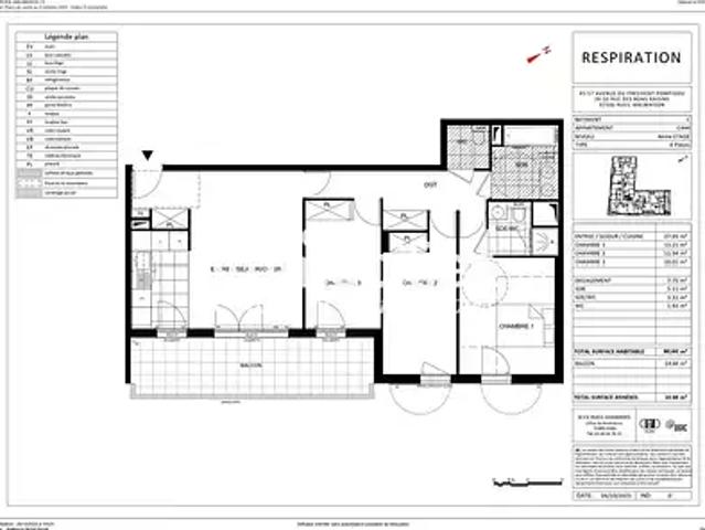 Rueil Malmaison 92500 Achat / Vente appartement 4 pièces t4