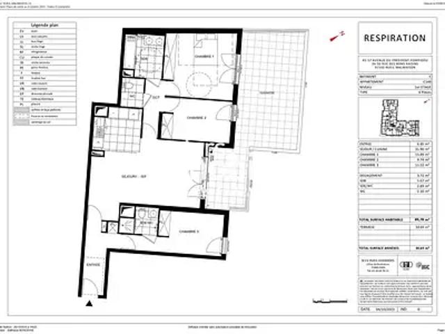 Rueil Malmaison 92500 Achat / Vente appartement 4 pièces t4