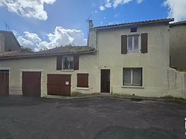 Ruffec 16700 Achat / Vente maison 4 pièces t4