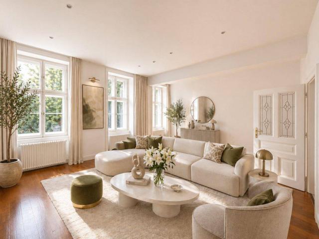 RUHIG WOHNEN im SERVITENVIERTEL | Modernisiert 2021 | ca. 80 m² WFL | 2 Zimmer | Hofruhelage | Grünblick